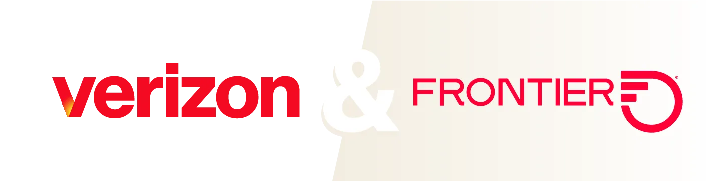 Verizon & Frontier logos